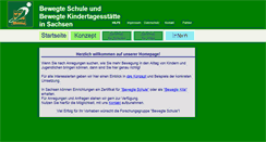 Desktop Screenshot of bewegte-schule-und-kita.de